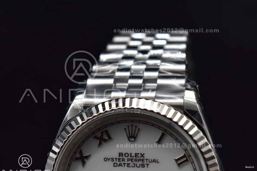 Bracelet SS VSF 126234 on Best Markers DateJust Edition White Jubilee 904L 1:1 Roman VS3235 36 Dial 0409